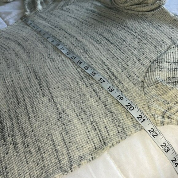 Project Social T Sweater Dress, Soft Ribbed Knit Turtleneck, Gray, Small - Picture 6 of 10